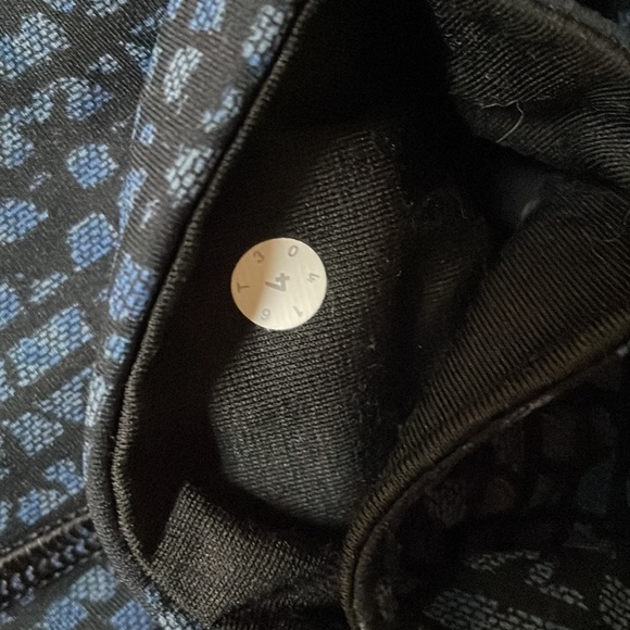 Lululemon Wunder Under Pant III Shatter Weave Desert Teal Alberta Lake size 4 - Picture 7 of 7